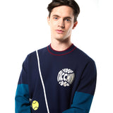 Sergio Tacchini Nota Crewneck - Maritime Blue