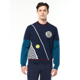 Sergio Tacchini Nota Crewneck - Maritime Blue