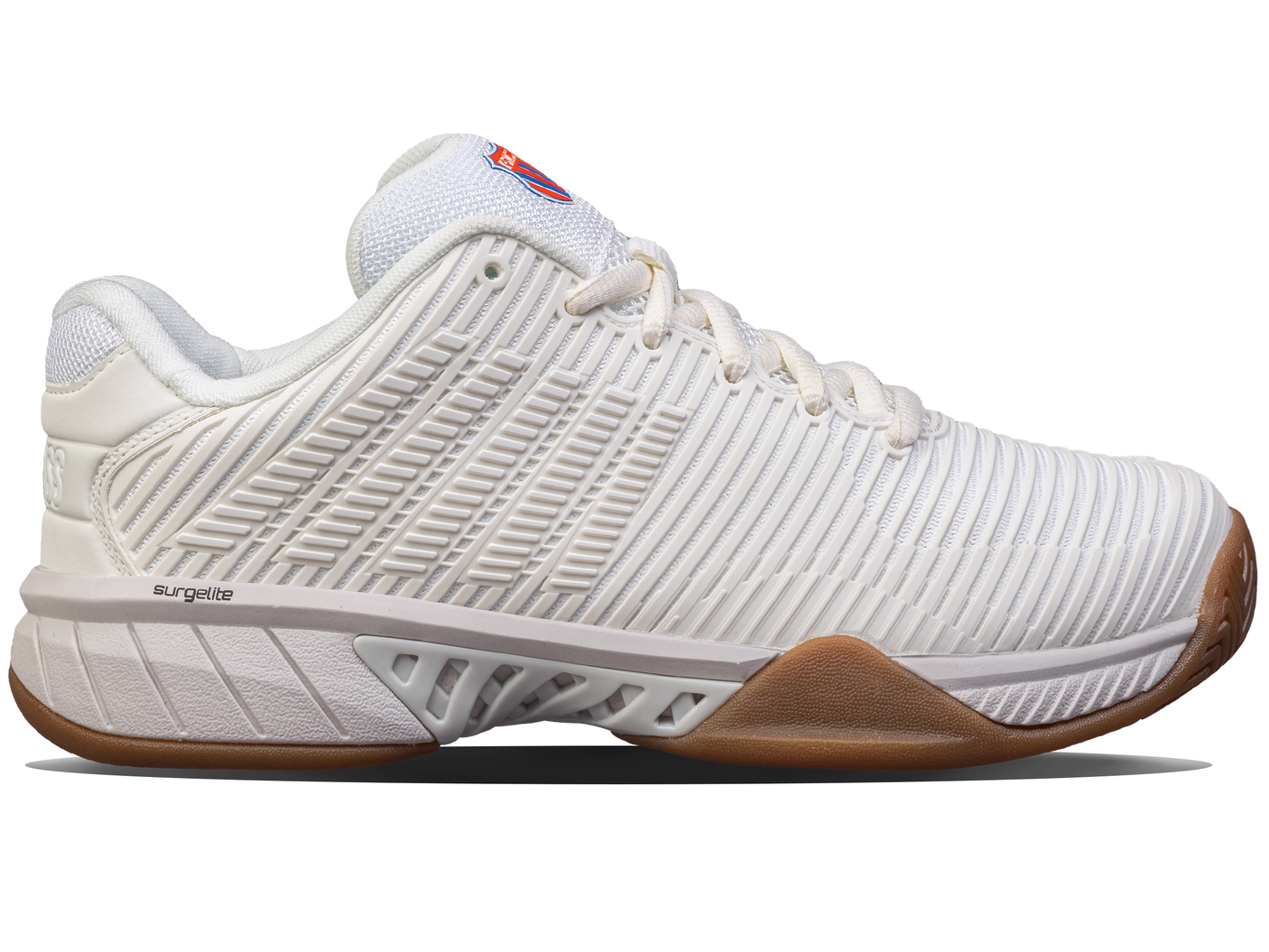 Zapatillas K-Swiss Hypercourt Express 2 Indoor para mujer | Blanco brillante/Goma