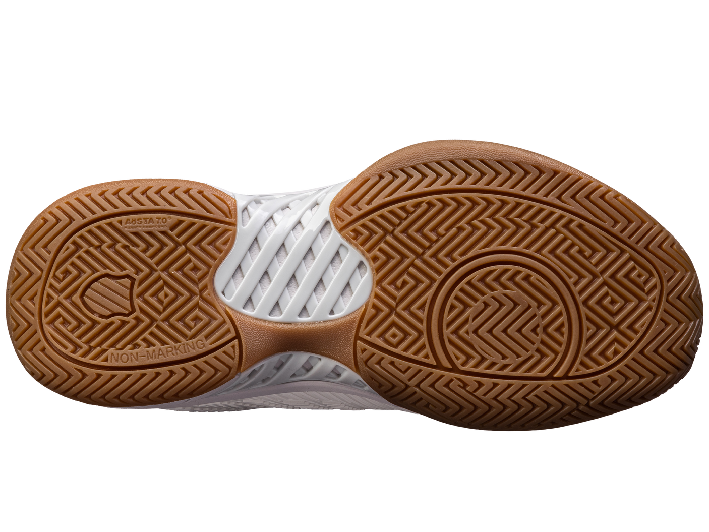 Zapatillas K-Swiss Hypercourt Express 2 Indoor para mujer | Blanco brillante/Goma