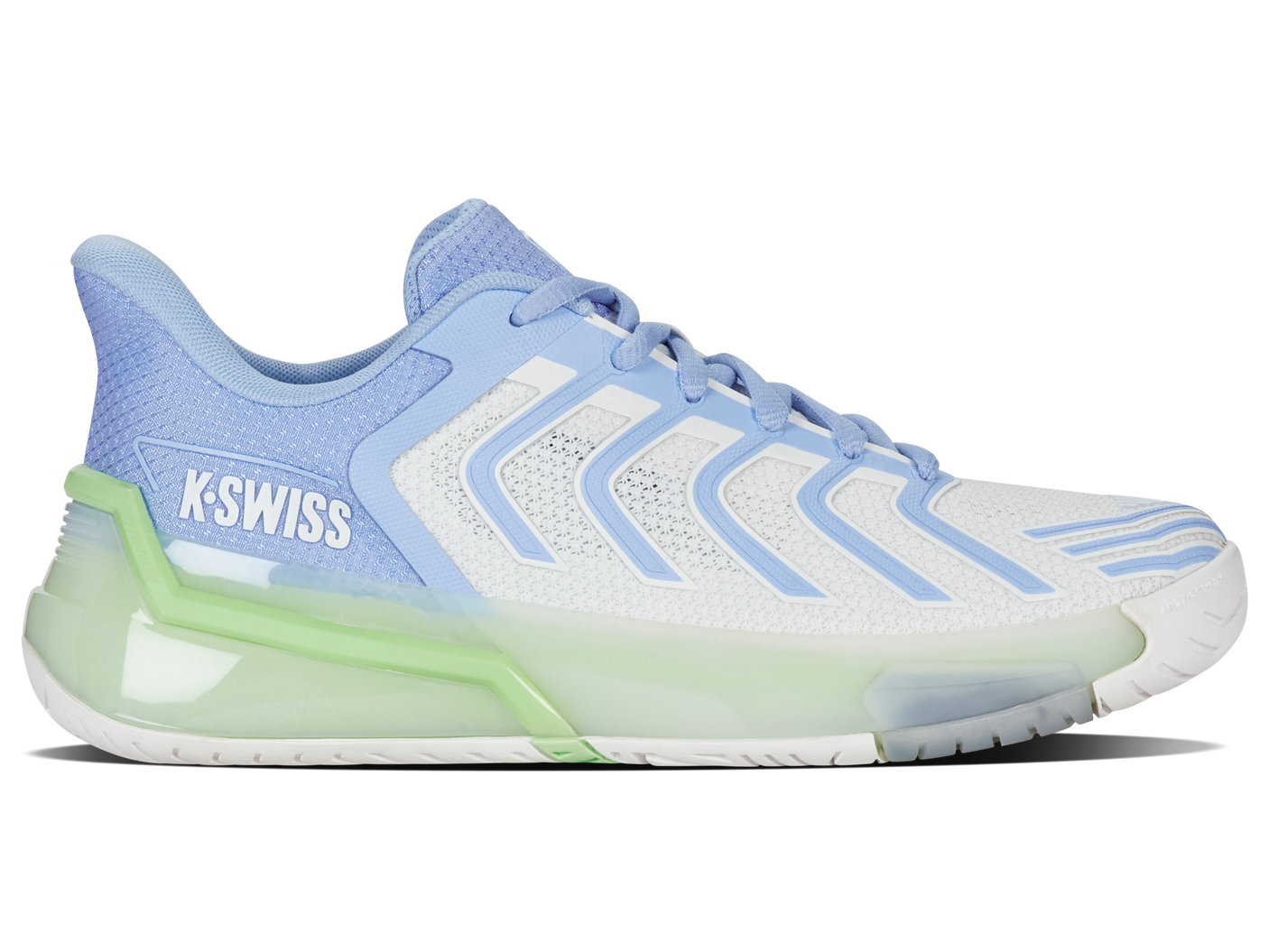 K-Swiss Women's Shoes Ultrashot 4 | Lucent White/Dutch Canal/Paradise Green