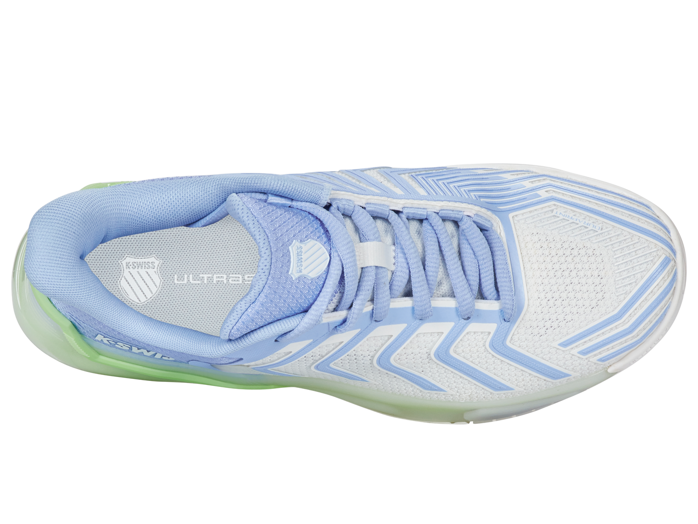 K-Swiss Women's Shoes Ultrashot 4 | Lucent White/Dutch Canal/Paradise Green