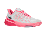 K-Swiss Women's Shoes Ultrashot 4 | White/Neon Pastel Pink/Hot Neon Pink