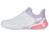 K-Swiss Women's Shoes Ultrashot 4 | White/Orchid Petal/Neon Blaze