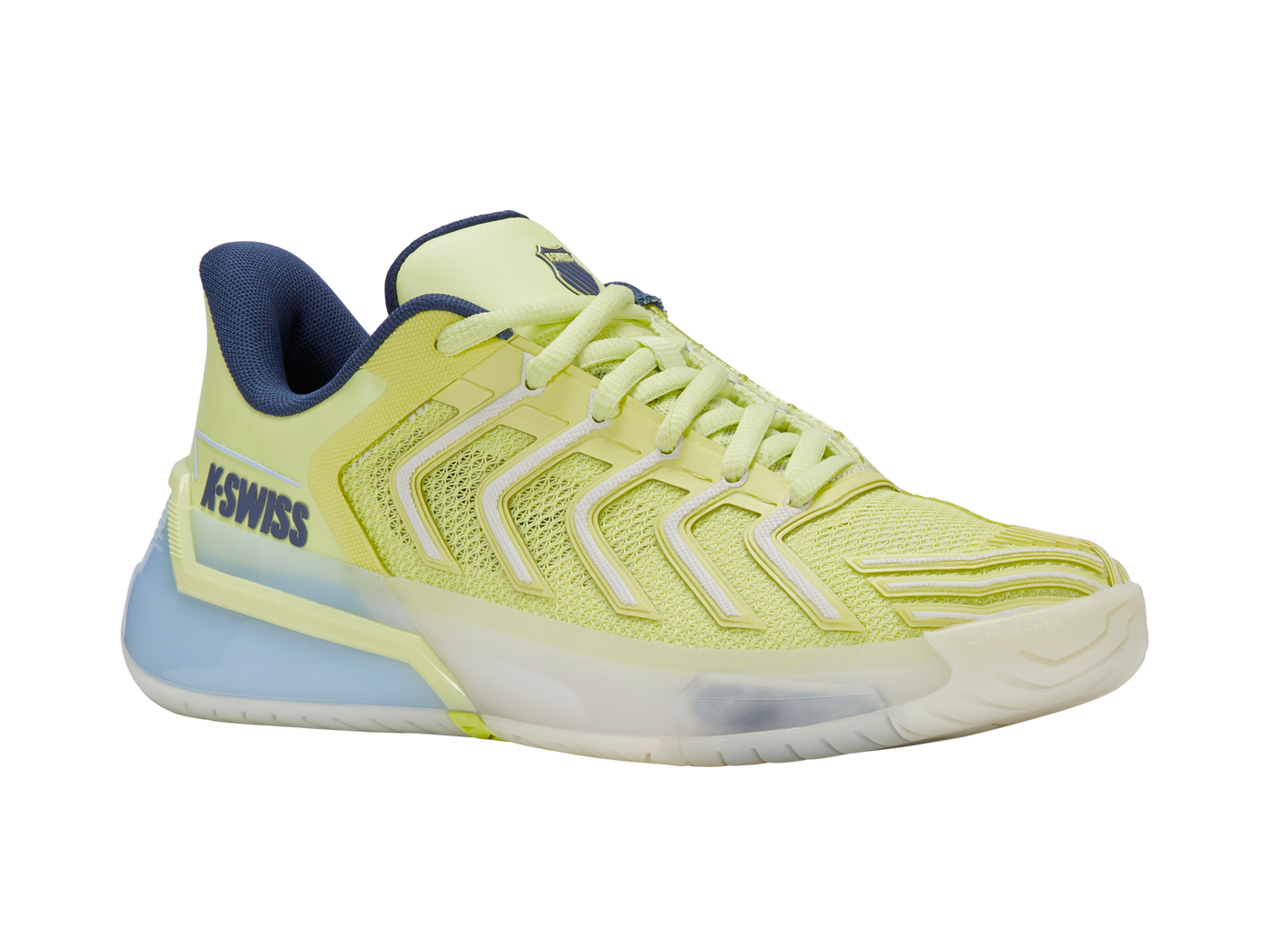Zapatillas K-Swiss Ultrashot 4 para mujer | Verde Luminario/Blanco De Blanco/Azul Balada