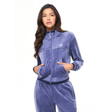 Sergio Tacchini Leta Velour Jacket -Heron