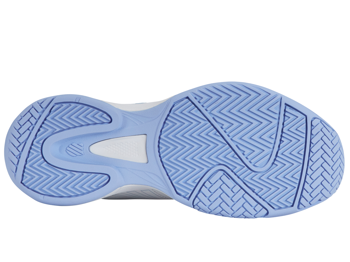 Zapatillas K-Swiss Court Express para mujer | Blanco/Aire libre/Fresa hielo
