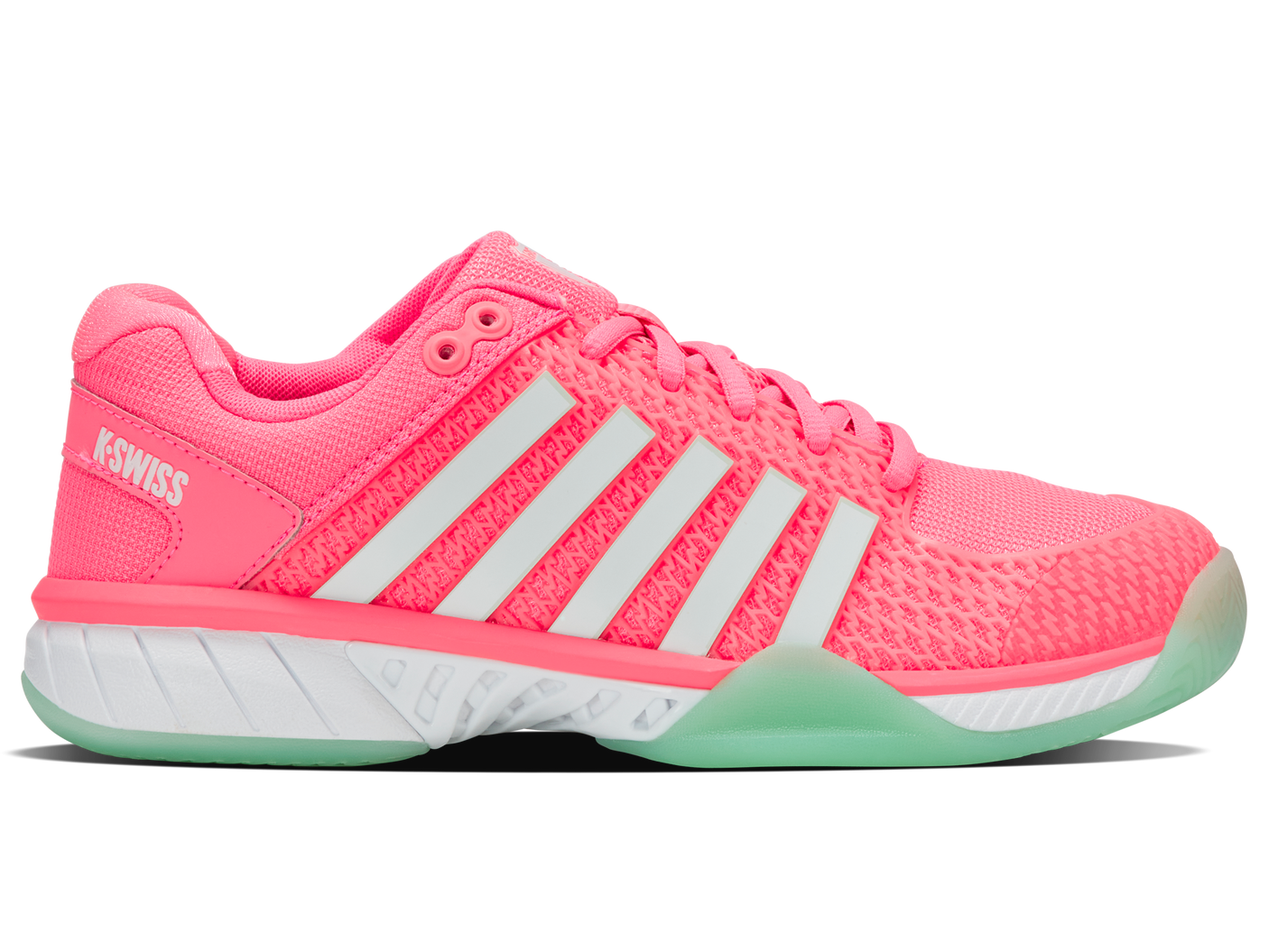 K-Swiss Women's Shoes Express Light Pickleball | Neon Pastel Pink/Neon Mint/White