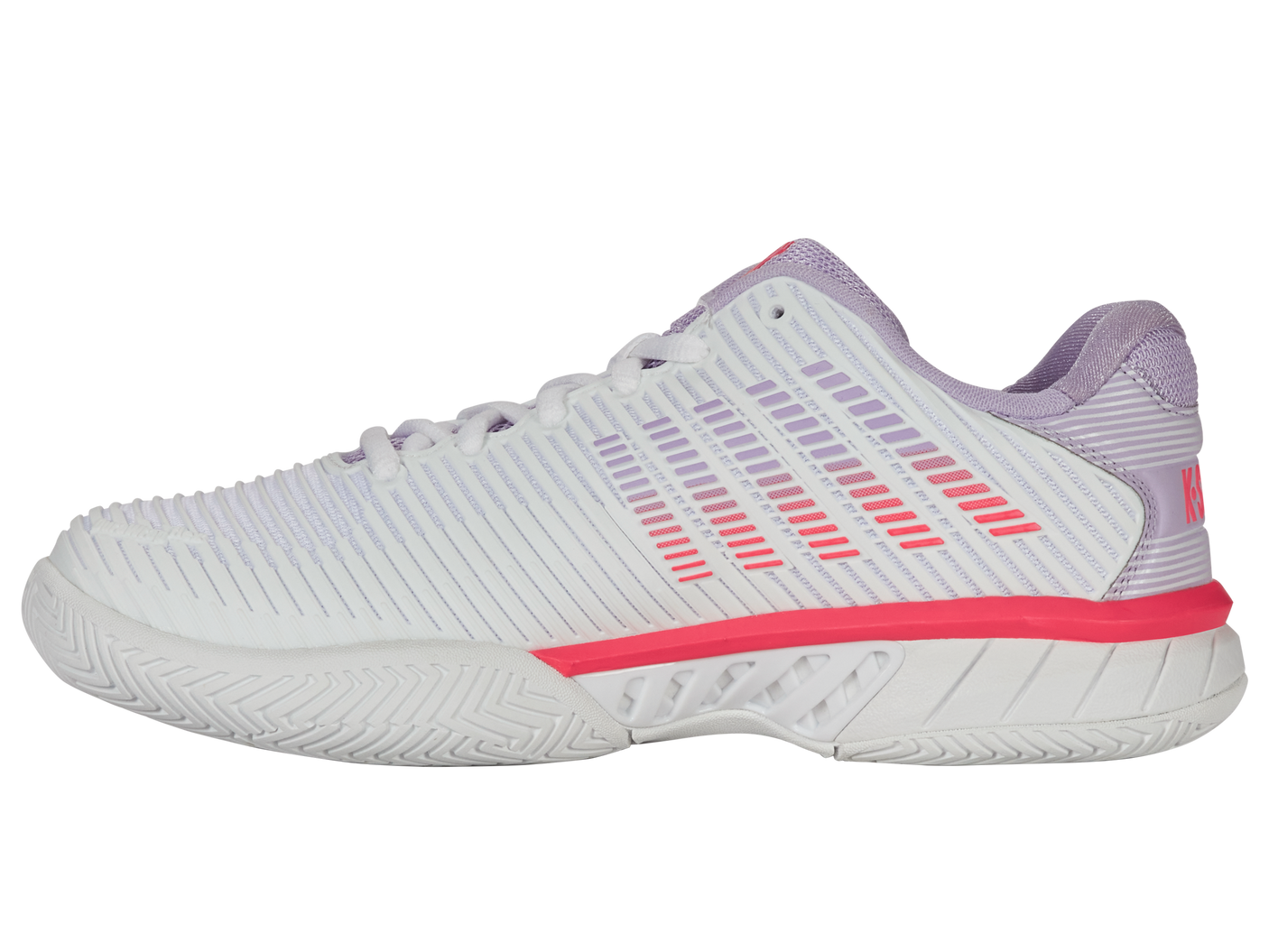 96613-182-M | HYPERCOURT EXPRESS 2 | WHITE/ORCHID PETAL/NEON BLAZE