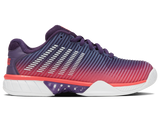 Zapatillas K-Swiss Hypercourt Express 2 para mujer | Plumeria morada/Blanco/Coral intenso