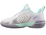 K-Swiss Women's Shoes Ultrashot 3 | Nimbus Cloud/Lilac Gray/Neon Purple