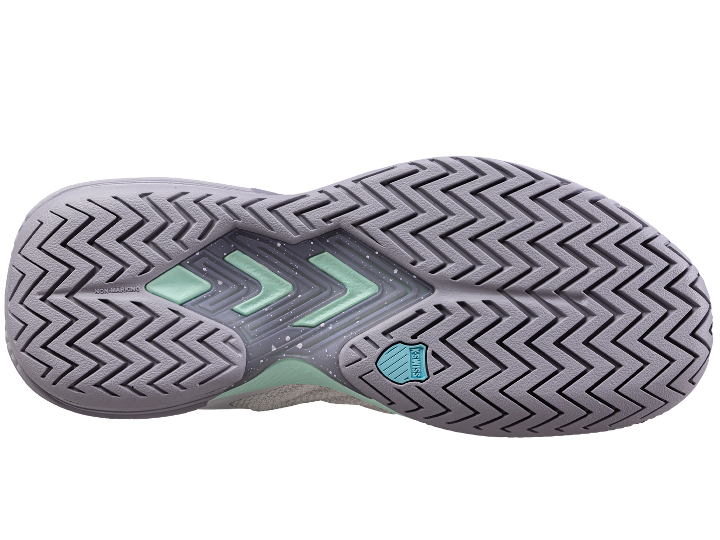 K-Swiss Women's Shoes Ultrashot 3 | Nimbus Cloud/Lilac Gray/Neon Purple