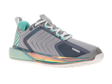 Zapatillas K-Swiss Ultrashot 3 para mujer | Aleación/Blanco brillante/Turquesa
