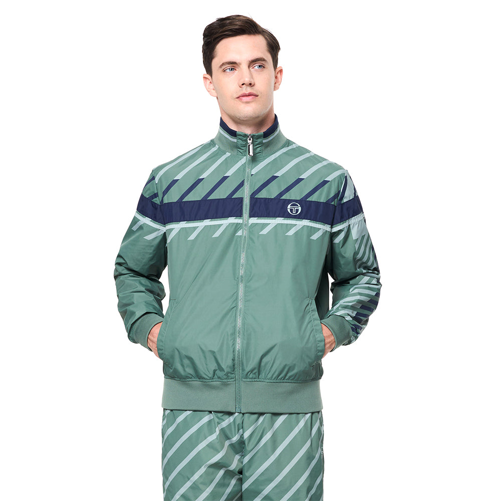 Sergio Tacchini Quadretto Track Jacket - Duck Green