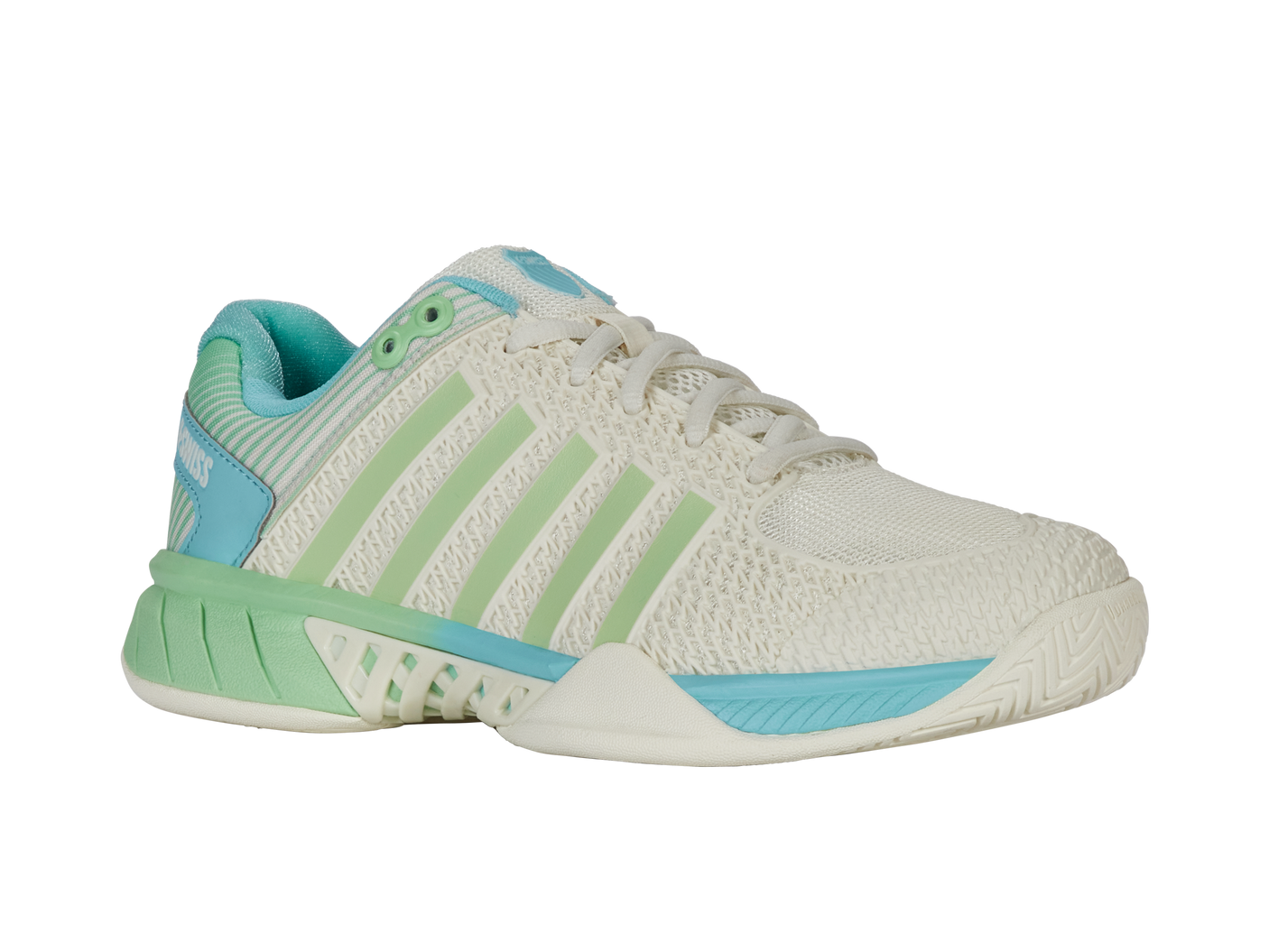 K-Swiss Women's Shoes Express Light Pickleball-Wide | Egret/Patina Green