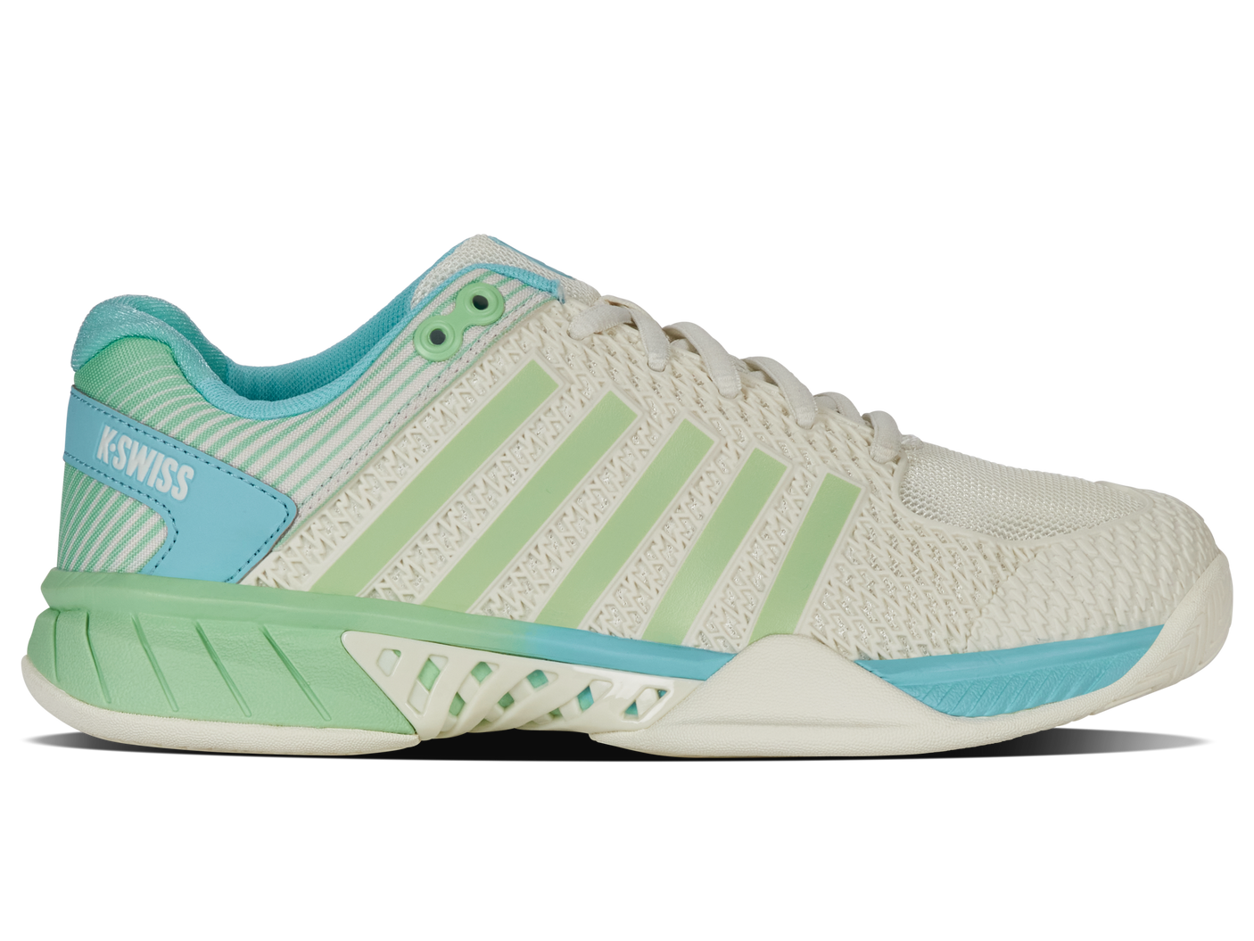 K-Swiss Women's Shoes Express Light Pickleball-Wide | Egret/Patina Green