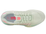 K-Swiss Zapatillas de Mujer Express Light Pickleball-Ancho | Hielo/Melón Verde/Rosa Pastel Neón