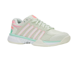 K-Swiss Zapatillas de Mujer Express Light Pickleball-Ancho | Hielo/Melón Verde/Rosa Pastel Neón
