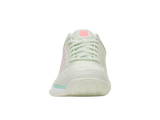 K-Swiss Zapatillas de Mujer Express Light Pickleball-Ancho | Hielo/Melón Verde/Rosa Pastel Neón