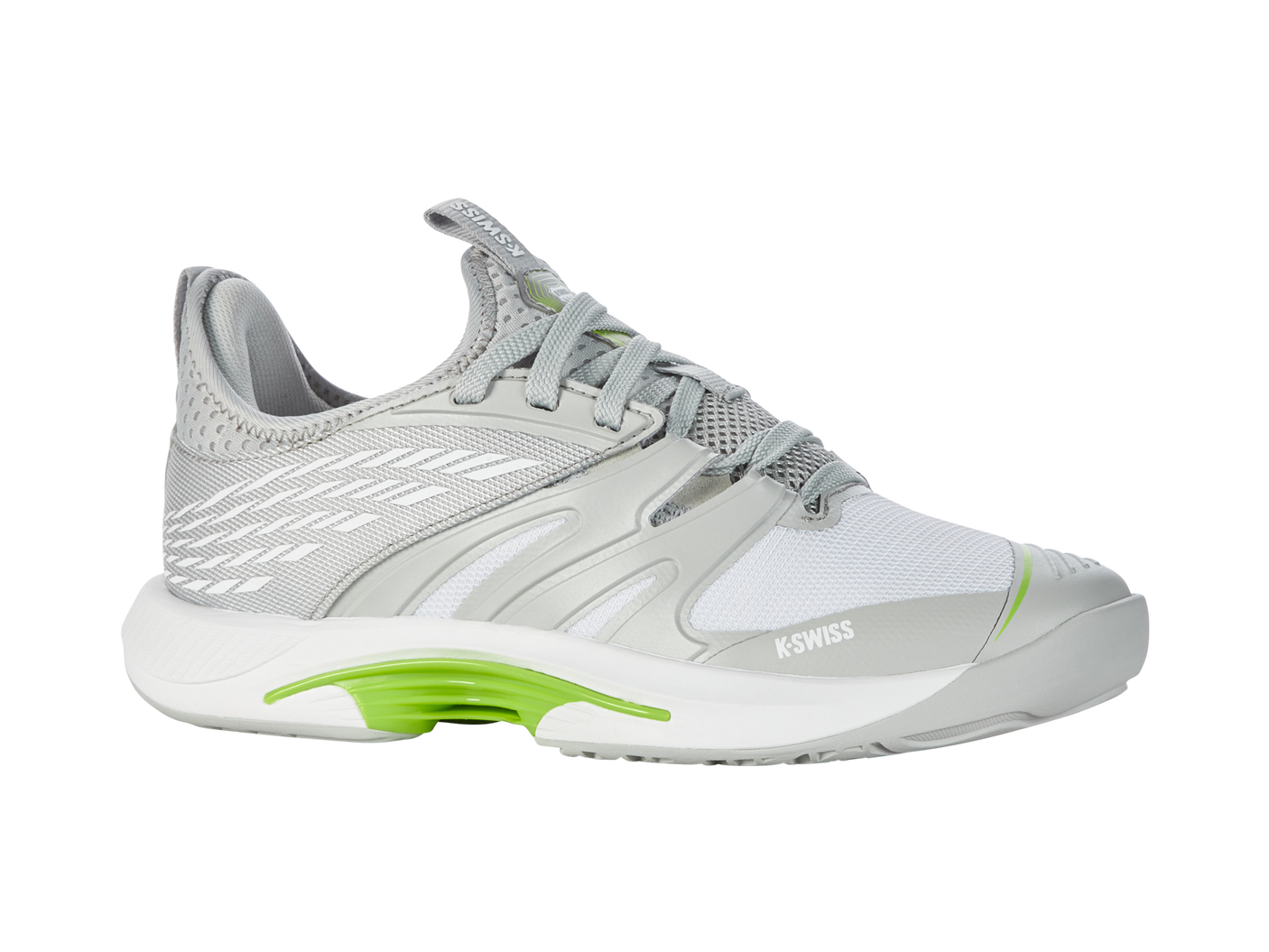 Zapatillas K-Swiss Speedtrac para mujer | Gris violeta/blanco/verde lima