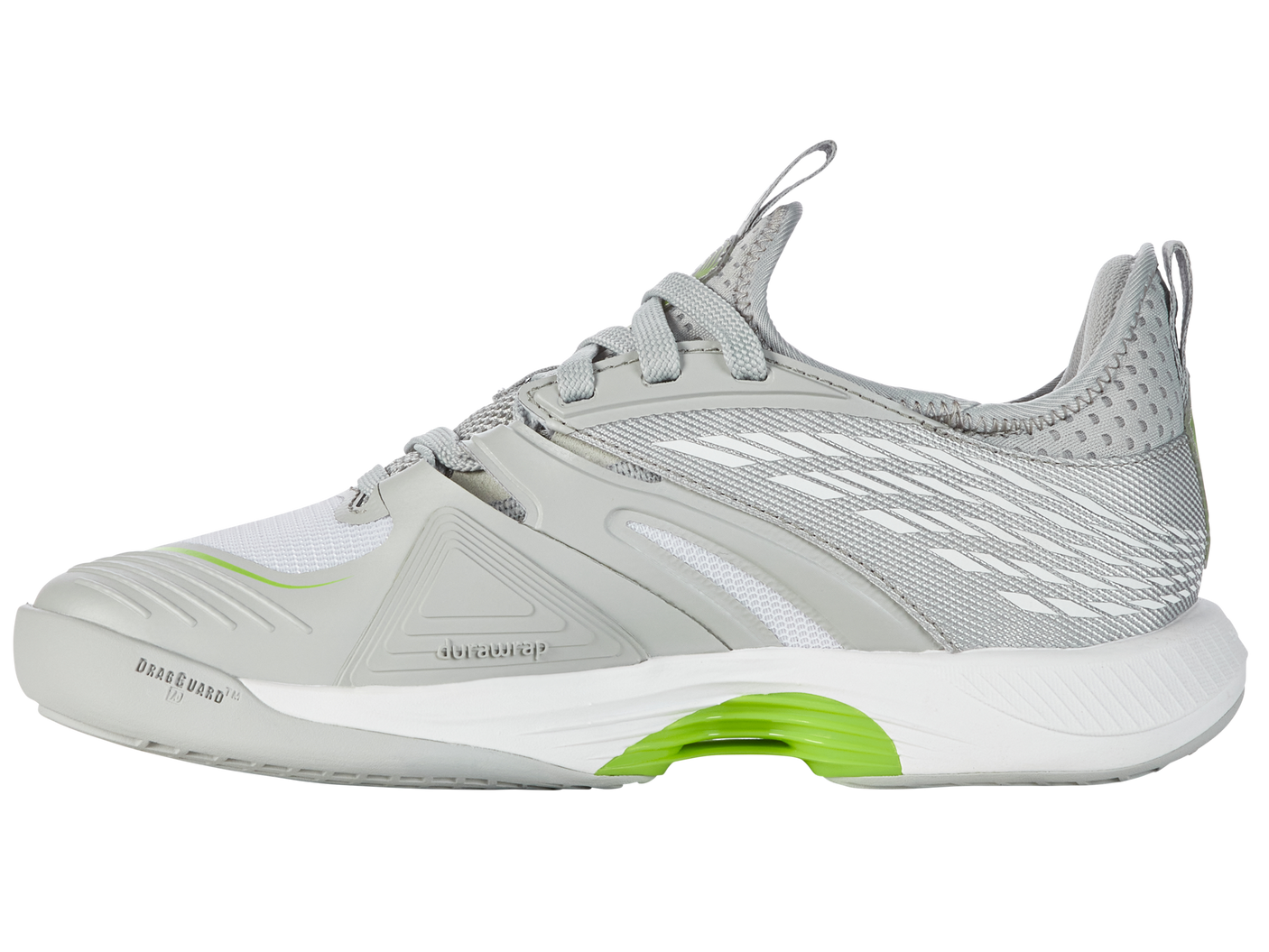 Zapatillas K-Swiss Speedtrac para mujer | Gris violeta/blanco/verde lima