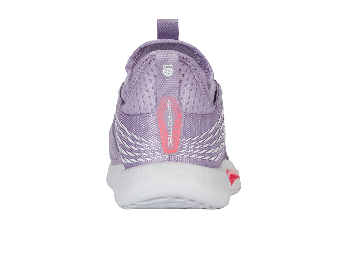Zapatillas K-Swiss Speedtrac para mujer | Blanco/Orquídea Pétalo/Neón Blaze