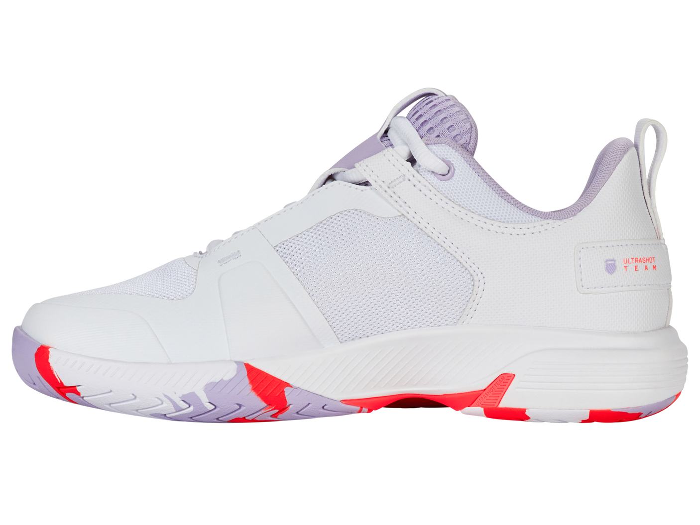 K-Swiss Women's Shoes Ultrashot Team | White/Orchid Petal/Neon Blaze