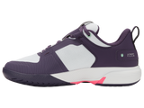 Zapatillas K-Swiss Ultrashot Team para mujer | Morado Plumeria/Blanco/Rosa Pastel Neón