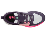 Zapatillas K-Swiss Ultrashot Team para mujer | Morado Plumeria/Blanco/Rosa Pastel Neón