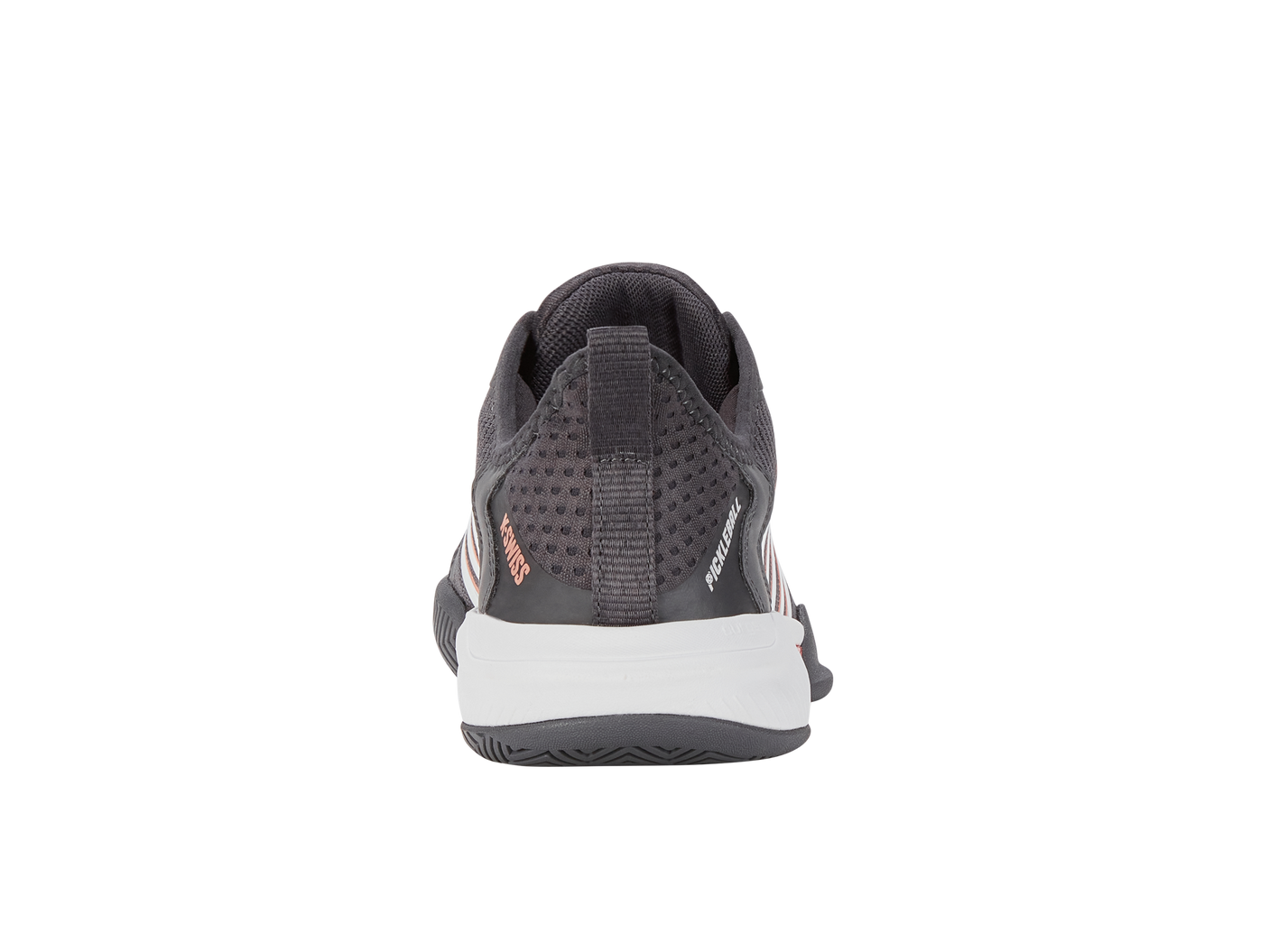 Zapatillas de pádel K-Swiss de mujer Pickleball Supreme | Asphalt/White/Peach Amber
