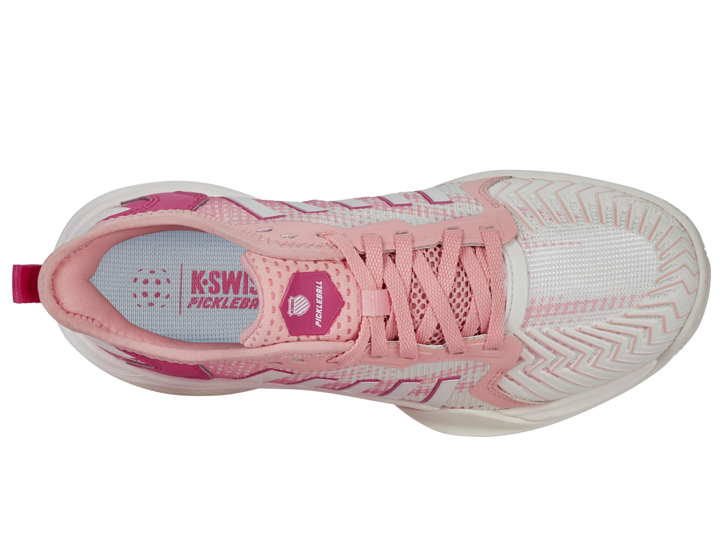K-Swiss Women's Shoes Pickleball Supreme | Cloud Dancer/Raspberry Sorbet