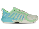 K-Swiss Zapatillas de mujer Pickleball Supreme | Egret/Verde Pátina