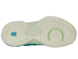 K-Swiss Zapatillas de mujer Pickleball Supreme | Egret/Verde Pátina