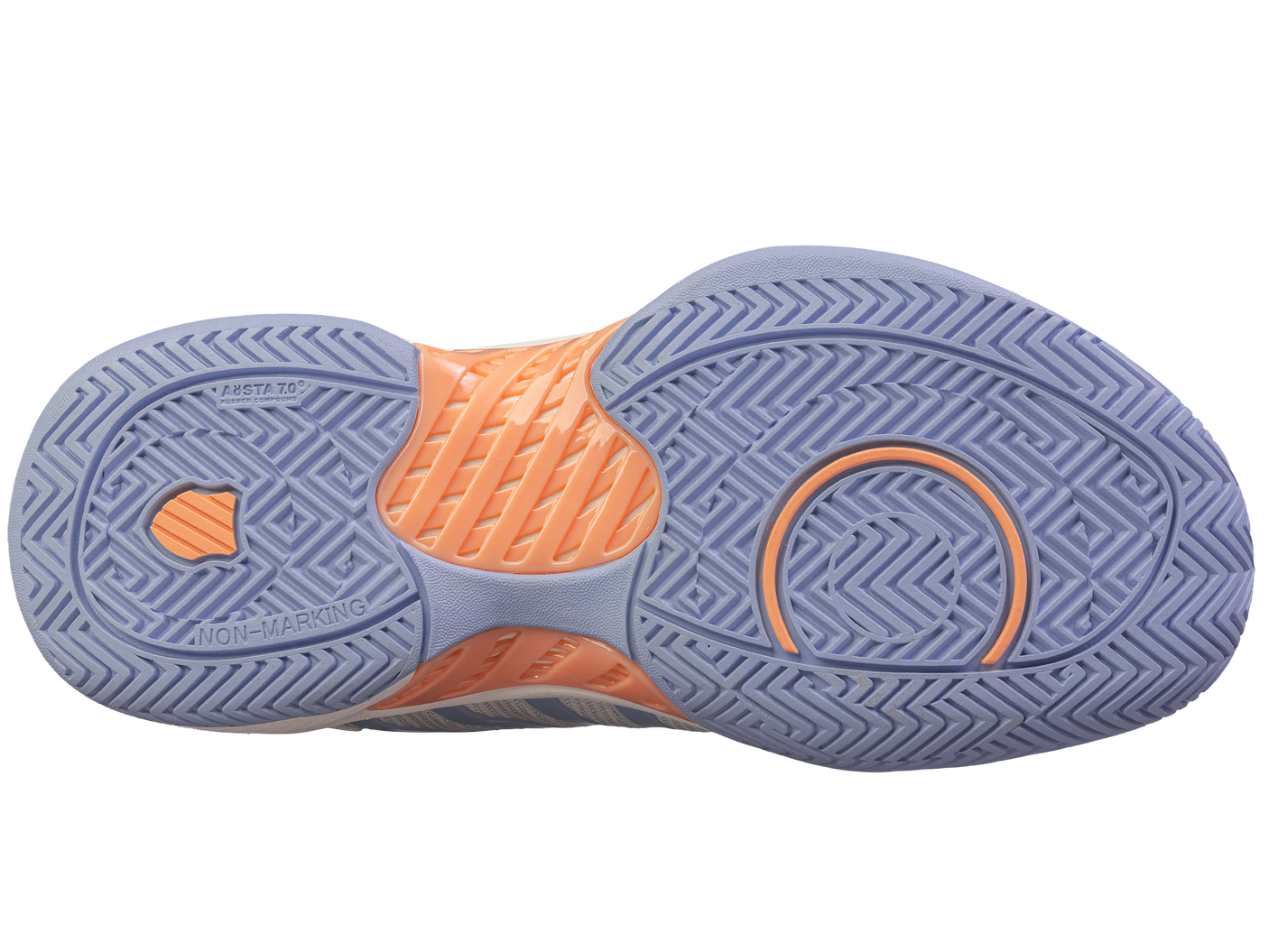 K-Swiss Women's Shoes Pickleball Supreme | White/Heather/Peach Fuzz