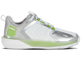K-Swiss Women's Shoes Ultrashot 3 Hb | White/Gray Violet/Lime Green