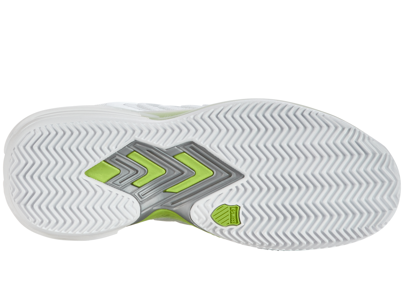 K-Swiss Women's Shoes Ultrashot 3 Hb | White/Gray Violet/Lime Green