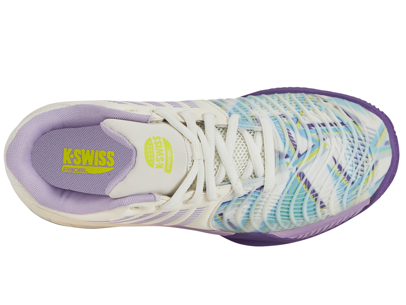 K-Swiss Women's Shoes Express Light 3 Padel | Snow White/Purple Heart/Evening Primrose