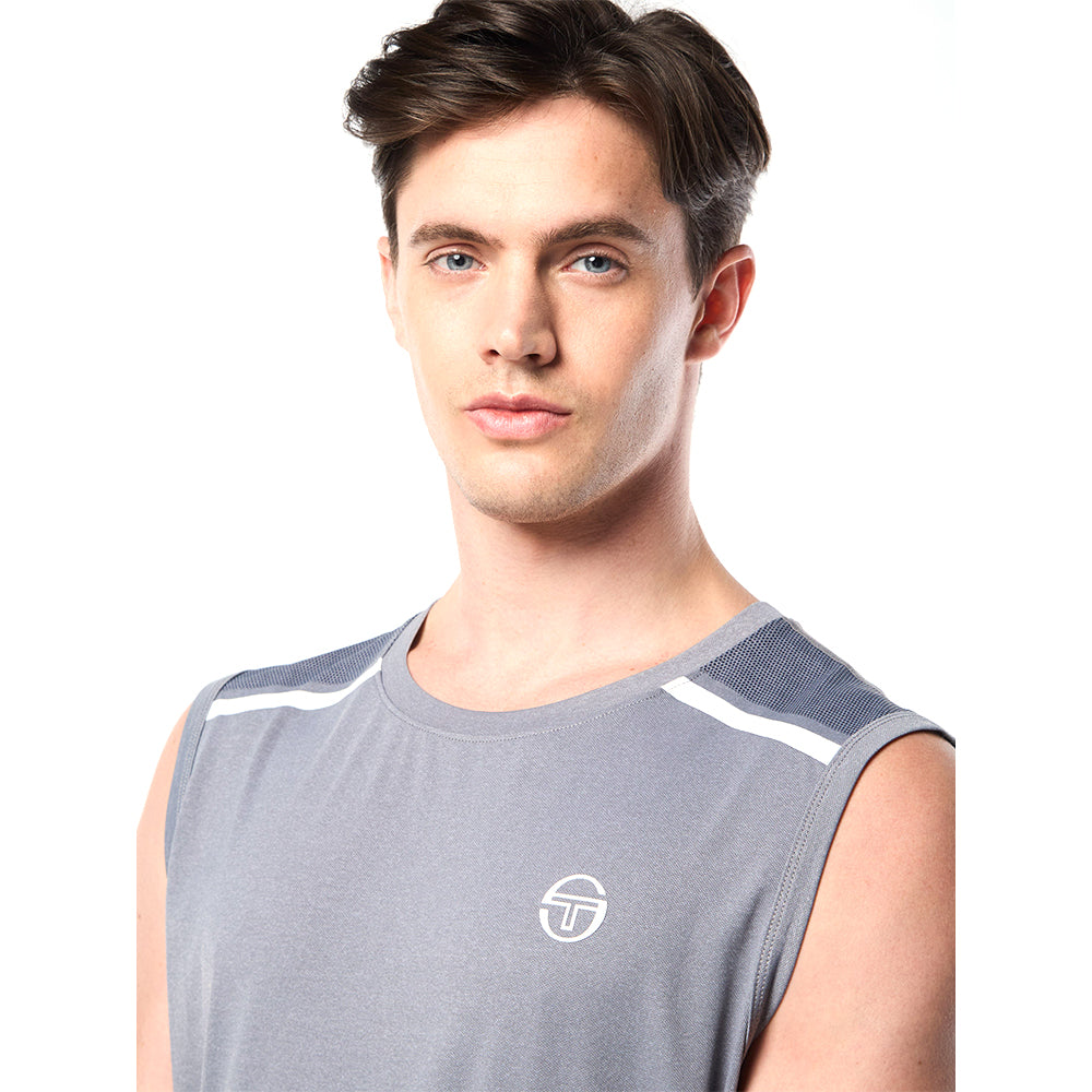 Sergio Tacchini Attivo Damarindo Tank - Quiet Gray