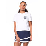 Camiseta Sergio Tacchini Italia para mujer | Blanco Brillante