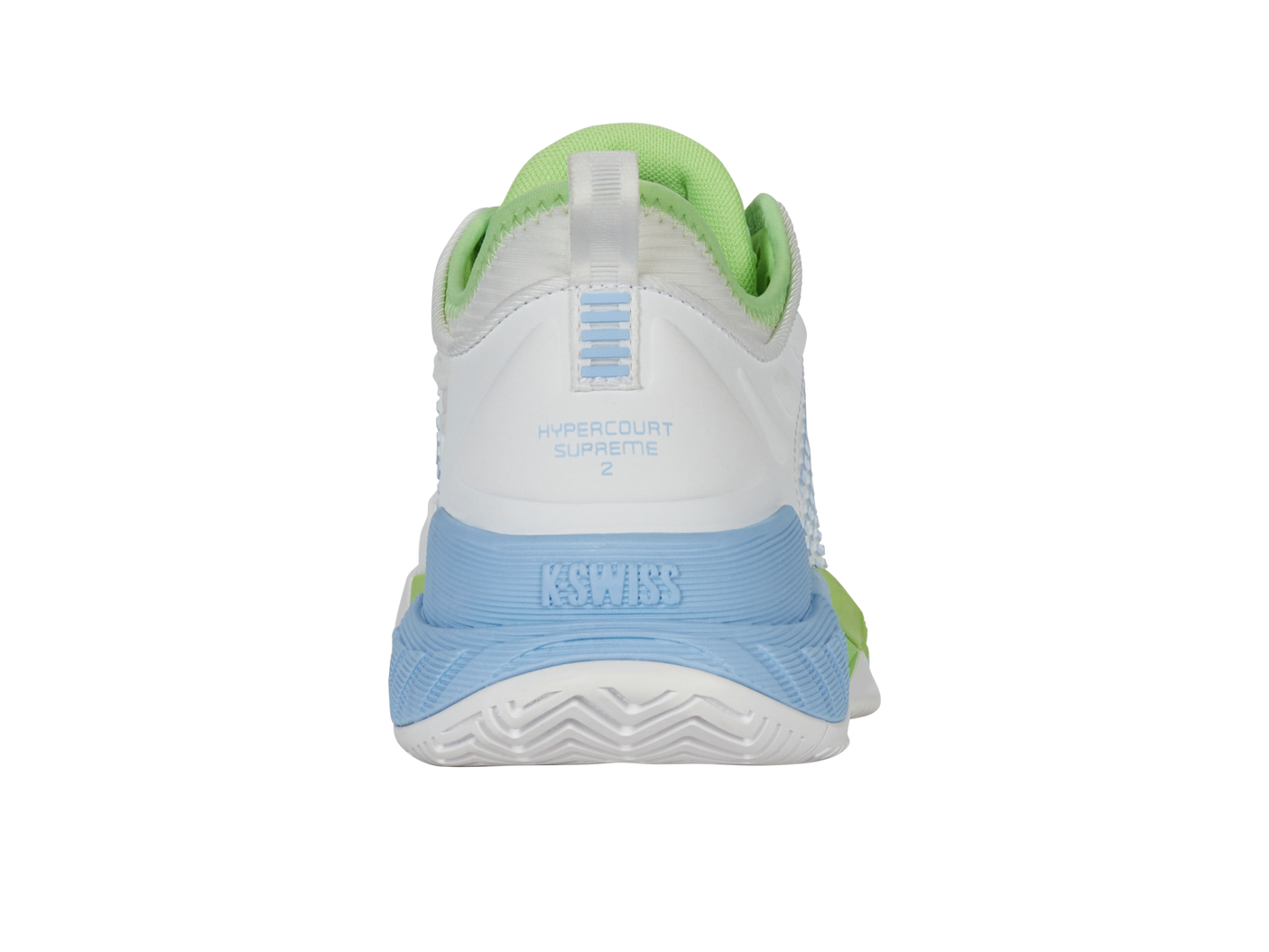 K-Swiss Women's Shoes Hypercourt Supreme 2 | Lucent White/Dutch Canal/Paradise Green