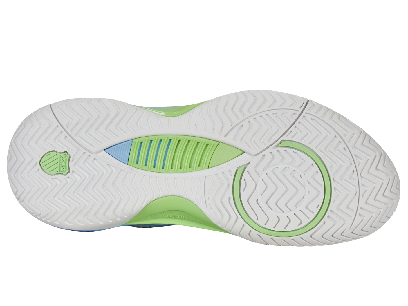 K-Swiss Women's Shoes Hypercourt Supreme 2 | Lucent White/Dutch Canal/Paradise Green