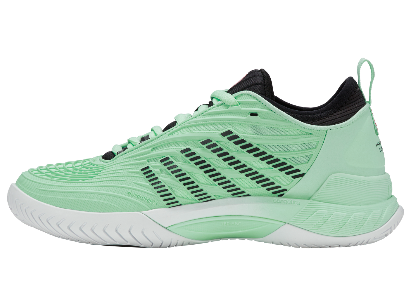 Zapatillas K-Swiss Hypercourt Supreme 2 para mujer | Menta neón/Negro/Blanco