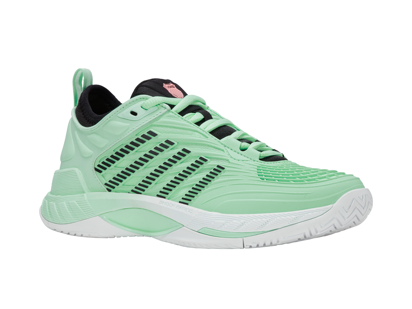 Zapatillas K-Swiss Hypercourt Supreme 2 para mujer | Menta neón/Negro/Blanco