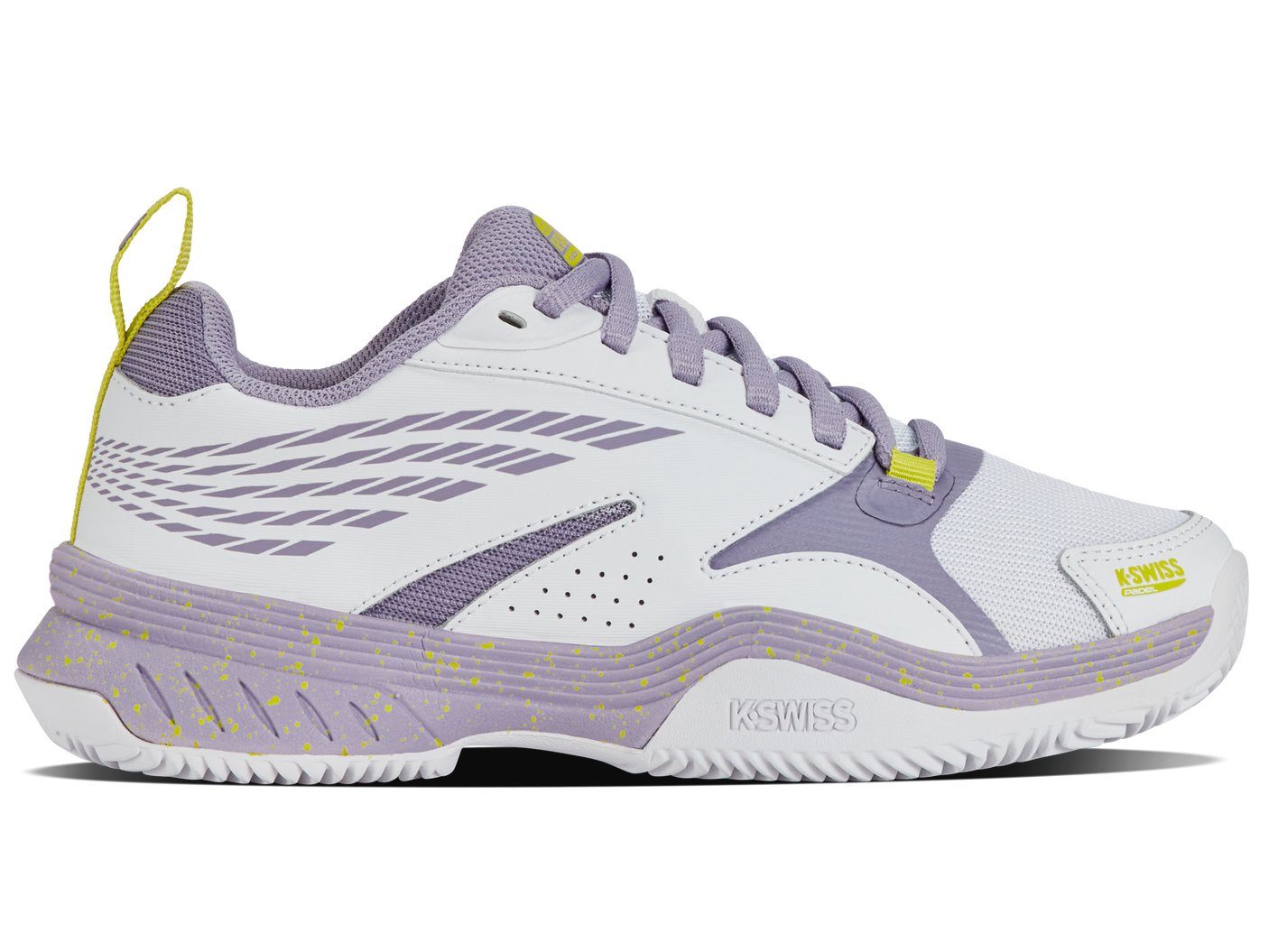 K-Swiss Women's Shoes Speedex Padel | White/Wisteria/Evening Primrose