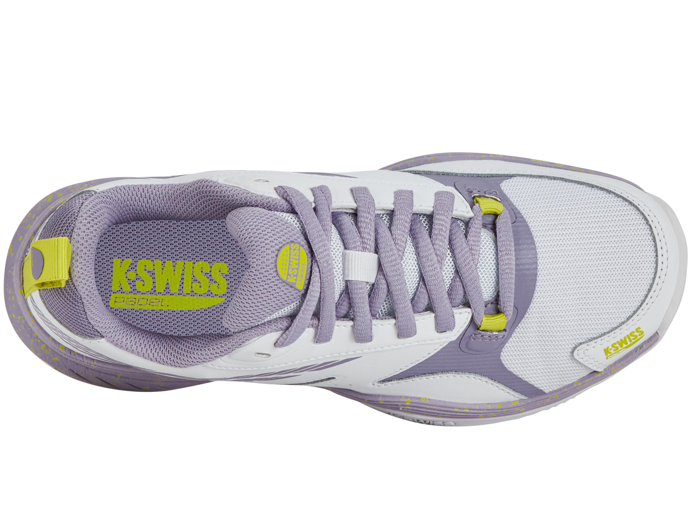 K-Swiss Women's Shoes Speedex Padel | White/Wisteria/Evening Primrose