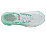 K-Swiss Women's Shoes K-Frame Pickleball | White/Neon Mint/Hot Neon Pink