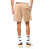Sergio Tacchini Bandiera Debossed Velour Short | Humus