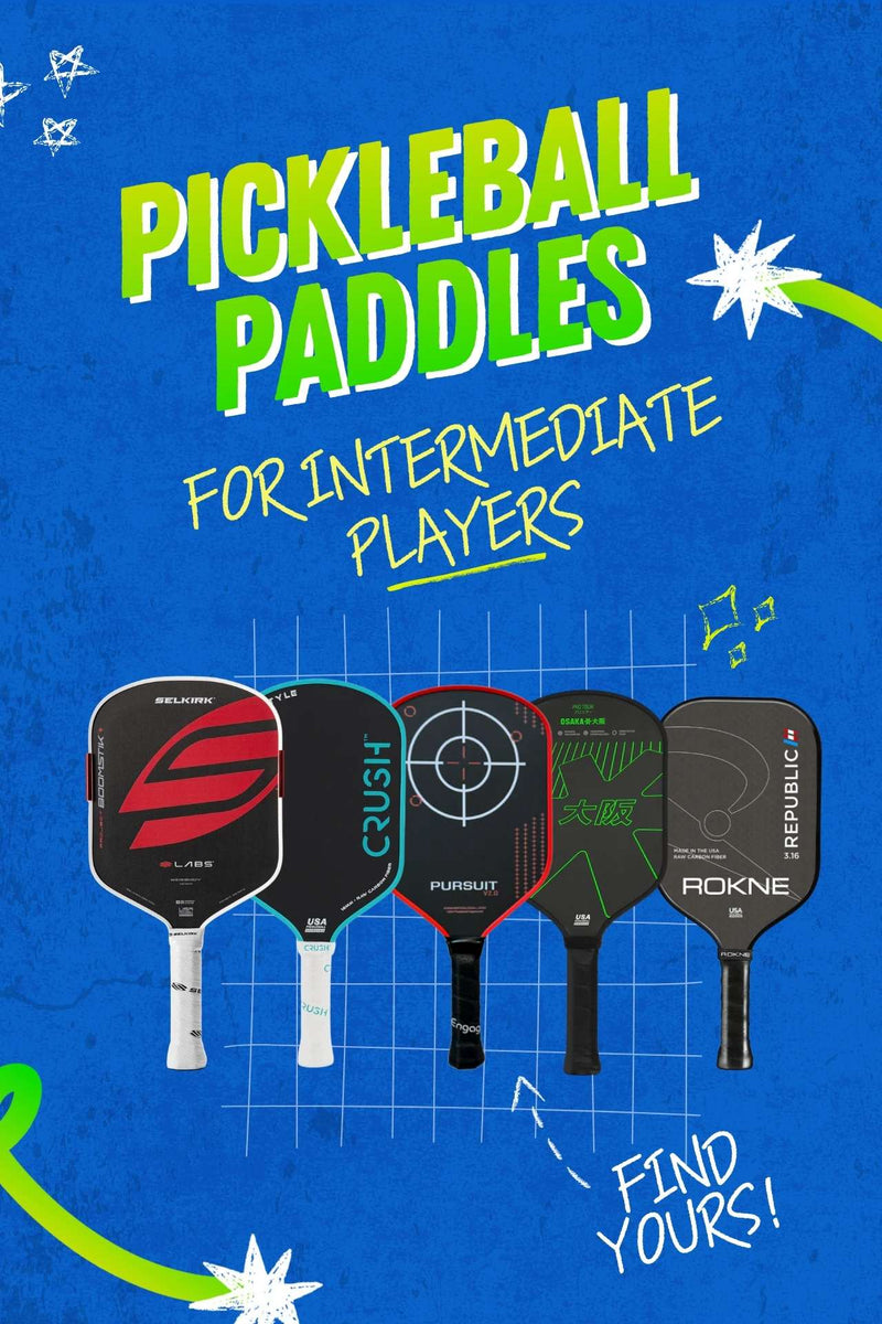 intermediate pickleball paddles banner