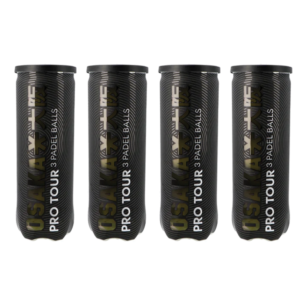 Osaka Padel Balls Pro Tour | 4x Can Bundle