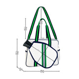 PickleballMonger - Pickleball Bags White & Green